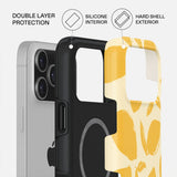 Burga iPhone 17 Pro Max Tough Fashion Case - MagSafe Compatible - Lemon Tart