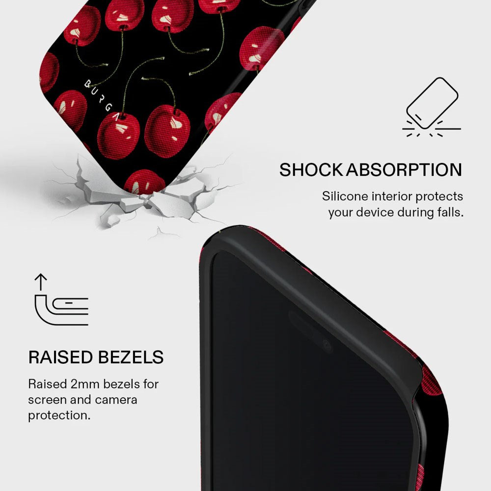Burga iPhone Air Tough Fashion Case - MagSafe Compatible - Cherrybomb