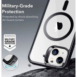 ESR iPhone 14 / 13 Classic Hybrid Case - MagSafe Compatible - Transparent / Black