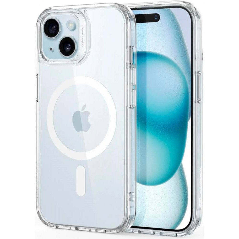 ESR iPhone 15 Classic Hybrid Case - MagSafe Compatible - Transparent
