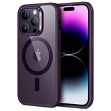 ESR iPhone 14 Pro Classic Hybrid Case - MagSafe Compatible - Transparent / Purple