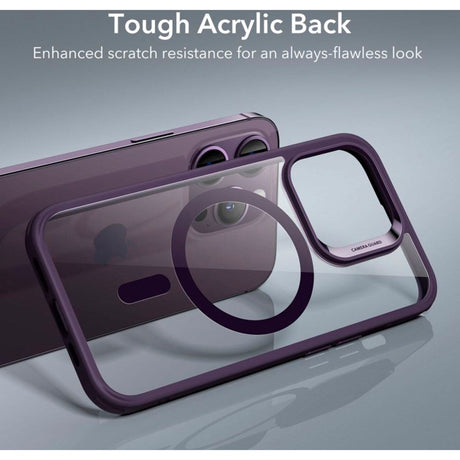ESR iPhone 14 Pro Classic Hybrid Case - MagSafe Compatible - Transparent / Purple