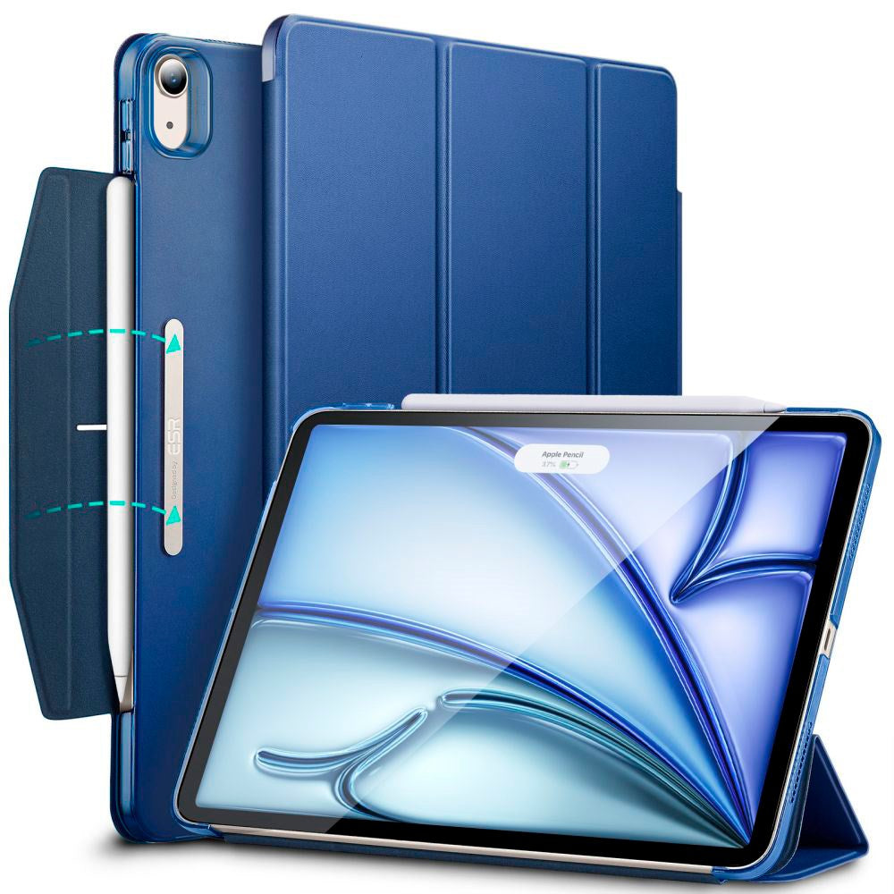 iPad Air 10.9-11" (2024-2020) ESR Ascend Flip Case Tri-Fold - Navy Blue