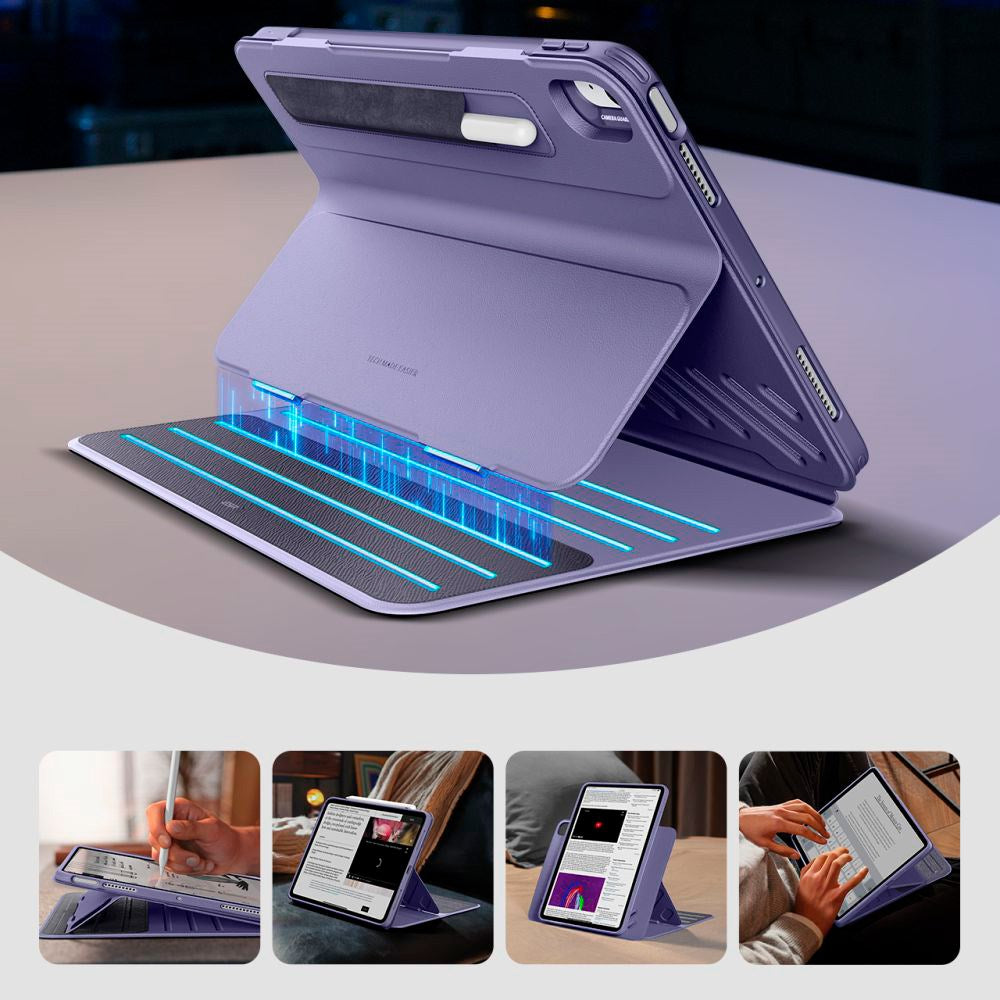 iPad Air 10.9-11" (2024-2020) ESR Shift Magnetic Flip Case - Purple