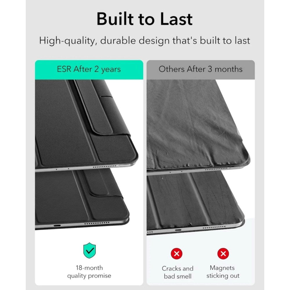 iPad Pro 11" (2025 / 2024) ESR Flip Case - Magnetic - Black