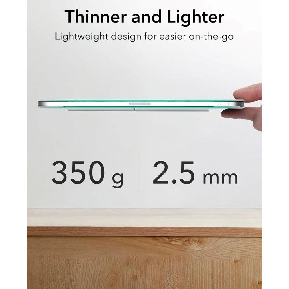 ESR iPad Air 13" (2025 / 2024) / Pro 12.9" (2022 / 2021 / 2020) Rebound Magnetic Flip Case - Grey