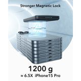 ESR Qi2 MagSlim PowerBank with Kickstand - 15W / 5000 mAh - MagSafe Compatible - Black