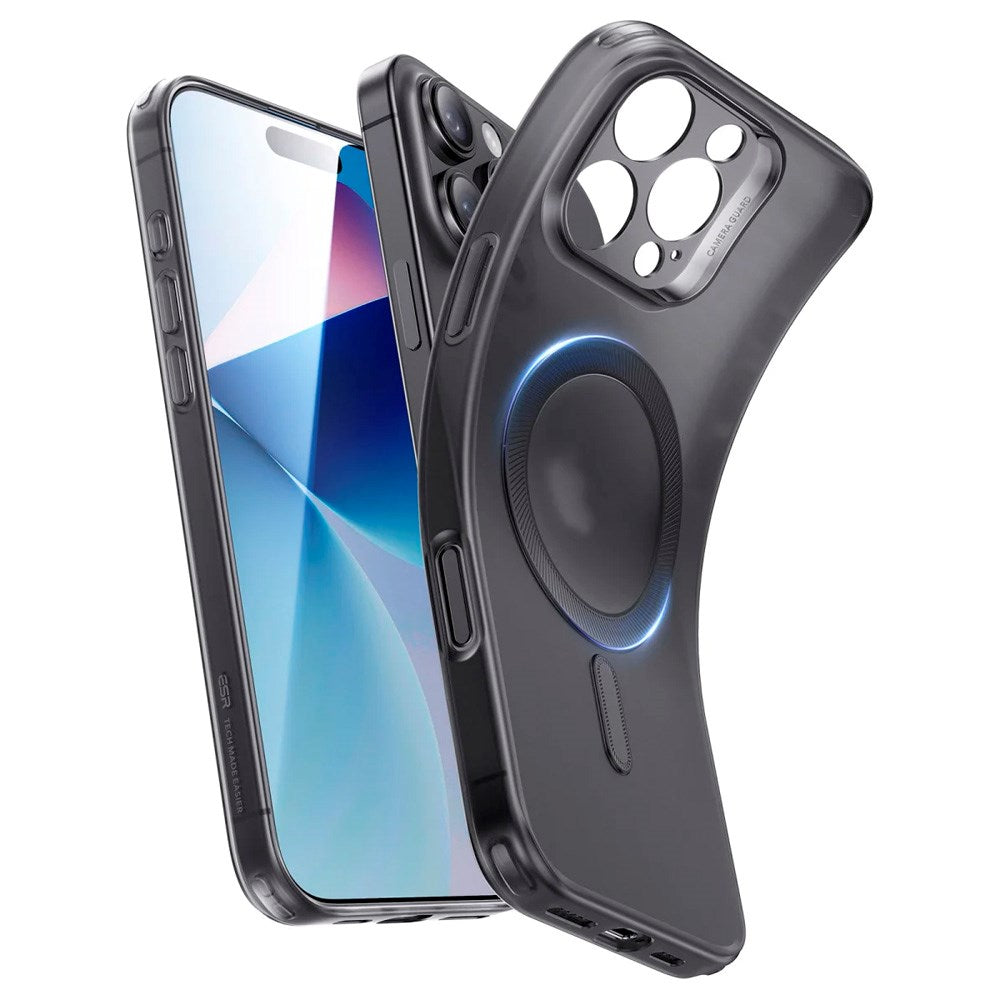 ESR iPhone 16 Pro Zero Clear Flexible Plastic Case - MagSafe Compatible - Matte Black