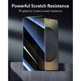 Samsung Galaxy S25 Ultra ESR Privacy Screen Protection Tempered Glass with Mounting Box - Transparent