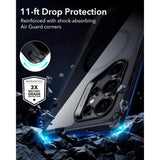 ESR Samsung Galaxy S25 Ultra Classic Hybrid Case - MagSafe Compatible - Transparent / Black