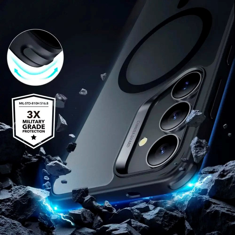 ESR Samsung Galaxy S25+ (Plus) Classic Hybrid Case - MagSafe Compatible - Matte Black