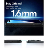 ESR iPhone 16 Pro Classic Hybrid Case with Camera Control Button - MagSafe Compatible - Transparent / Black