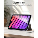 iPad Mini (2024/2021) ESR Tempered Screen Protector with Installation Frame - 2 pcs. - Transparent