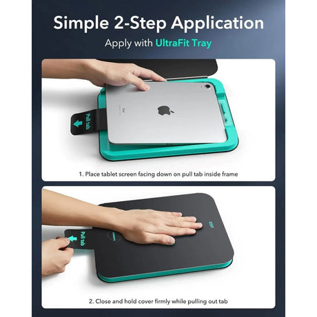 iPad 11" (2025) / 10.9" (2024/2022) ESR Tempered Screen Protector with Mounting Box - 2 pcs. - Transparent