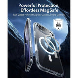 ESR iPhone Air Classic Hybrid Case with Camera Control Button - MagSafe Compatible - Transparent