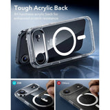 ESR iPhone Air Classic Hybrid Case with Camera Control Button - MagSafe Compatible - Transparent