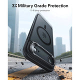 ESR iPhone Air Classic Hybrid Stash Case with Kickstand - MagSafe Compatible - Matte Black