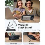 ESR iPhone Air Classic Hybrid Stash Case with Kickstand - MagSafe Compatible - Matte Black