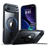 ESR iPhone Air Classic Hybrid Stash Case with Kickstand - MagSafe Compatible - Transparent / Black