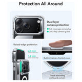 ESR iPhone 17 Pro Max Classic Hybrid Stash Case with Kickstand - MagSafe Compatible - Transparent
