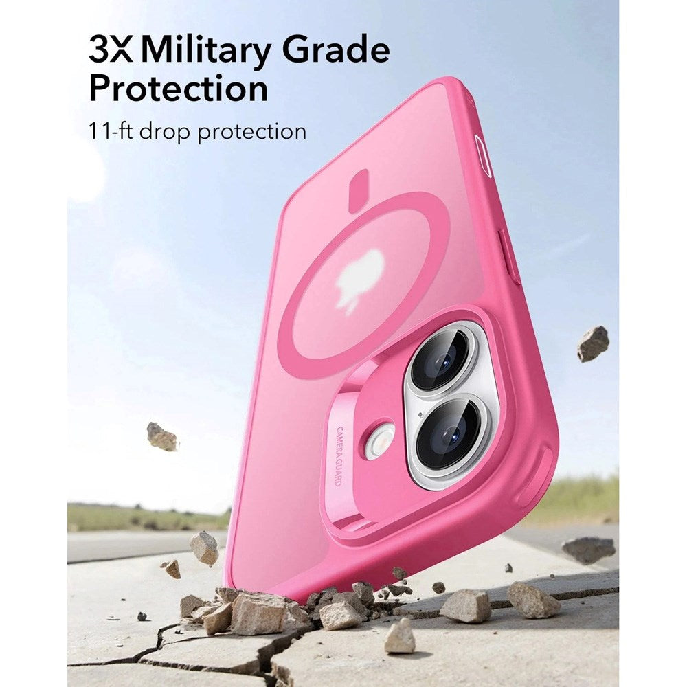 ESR iPhone 17 Classic Hybrid Case with Camera Control Button - MagSafe Compatible - Matte Pink