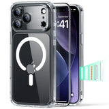 iPhone 17 Pro ESR Classic Hybrid Set with Back Case & Tempered Glass Screen Protector - MagSafe Compatible - Transparent