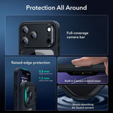 iPhone 17 Pro ESR Classic Hybrid Set with Back Case & Tempered Glass Screen Protector - MagSafe Compatible - Transparent / Black
