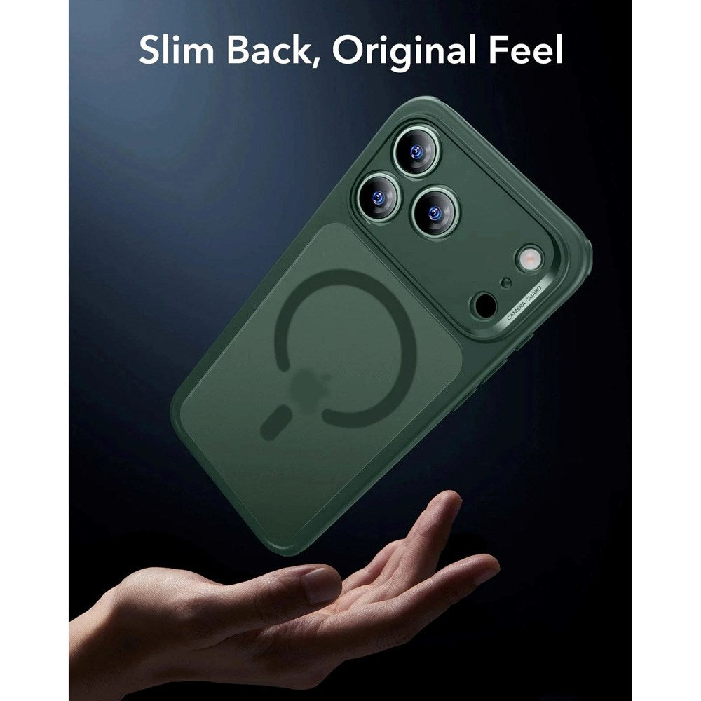 ESR iPhone 17 Pro Max Classic Hybrid Case with Camera Control Button - MagSafe Compatible - Matte Green