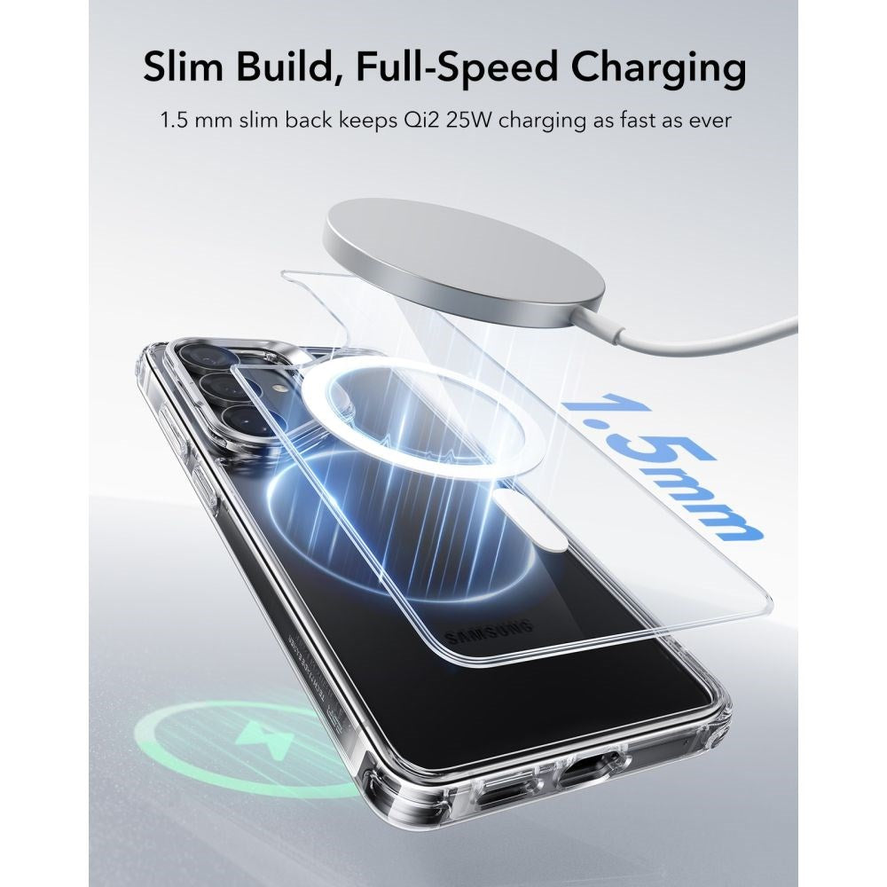 Samsung Galaxy S26 ESR Classic Hybrid Kickstand Case - MagSafe Compatible - Transparent