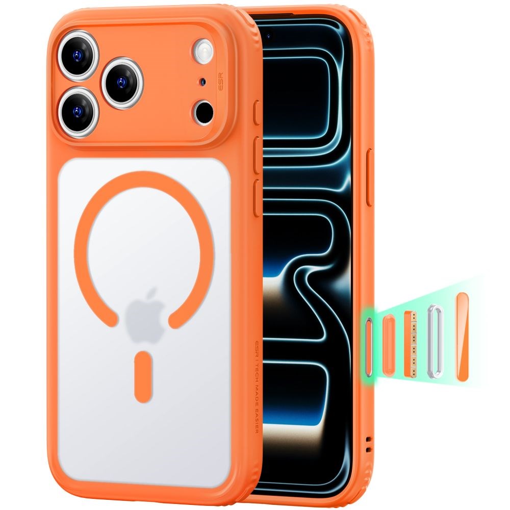 iPhone 18 Pro Max / 17 Pro Max ESR Classic Hybrid Case - MagSafe Compatible - Orange