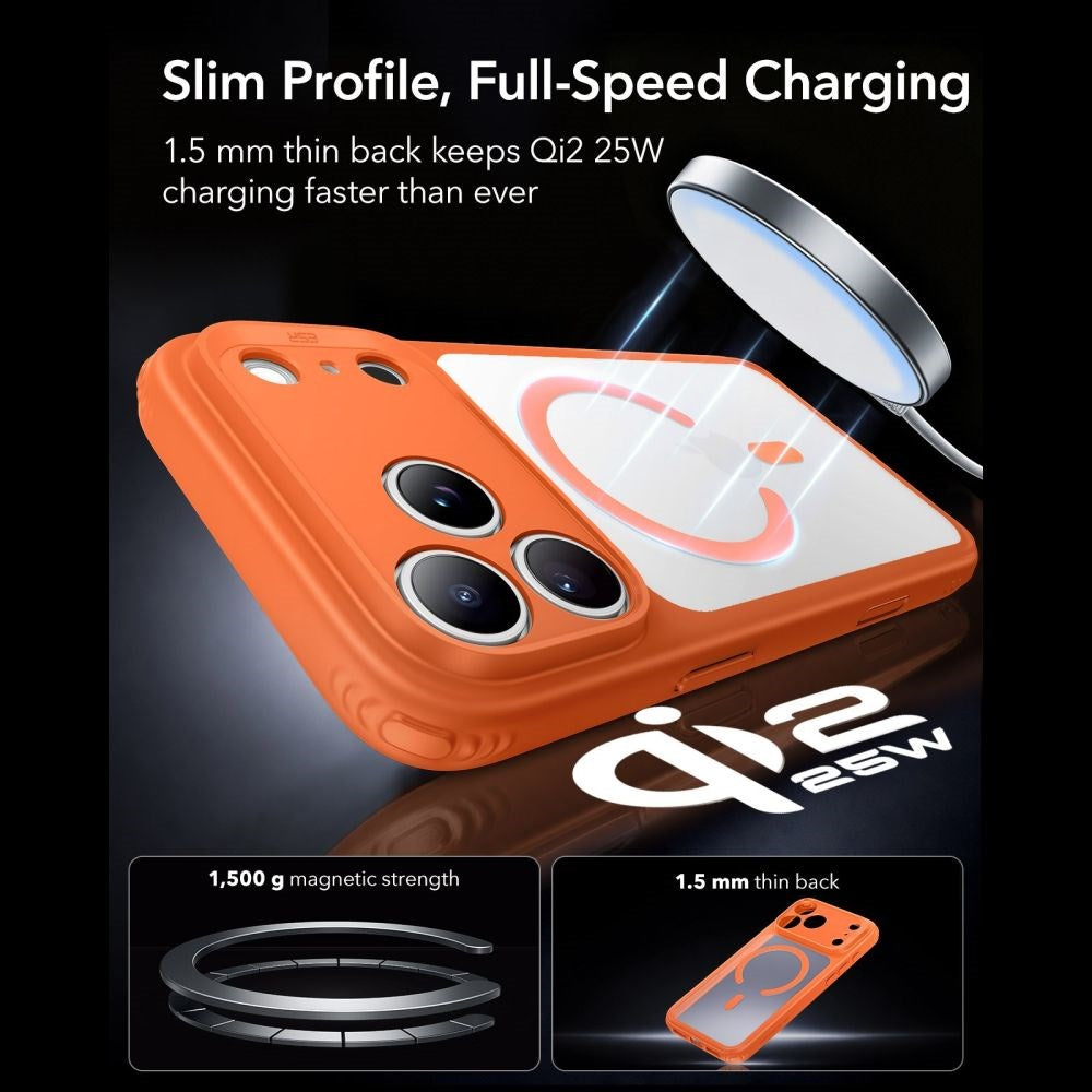 iPhone 18 Pro Max / 17 Pro Max ESR Classic Hybrid Case - MagSafe Compatible - Orange