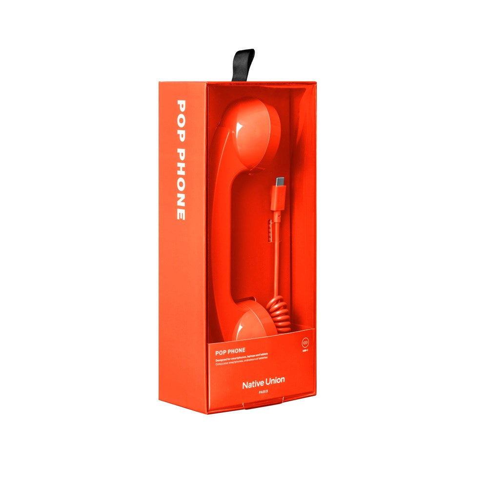 Native Union Pop Phone with USB-C - Alarm Red