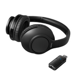 Philips Series 6000 Wireless Television Over-Ear Headphones with USB-A Bluetooth Receiver - Black