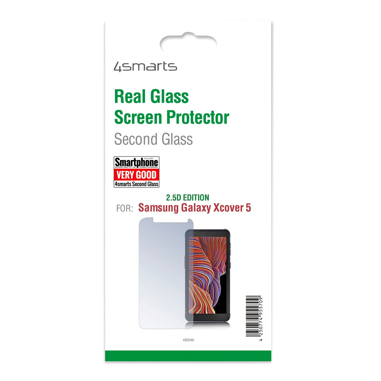 Samsung Galaxy XCover 5 4smarts Second Glass Screen Protector - Transparent