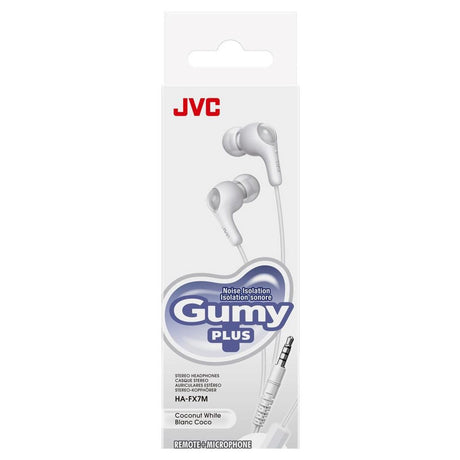 JVC Gumy Plus HA-FX7M In-Ear Headphones - White