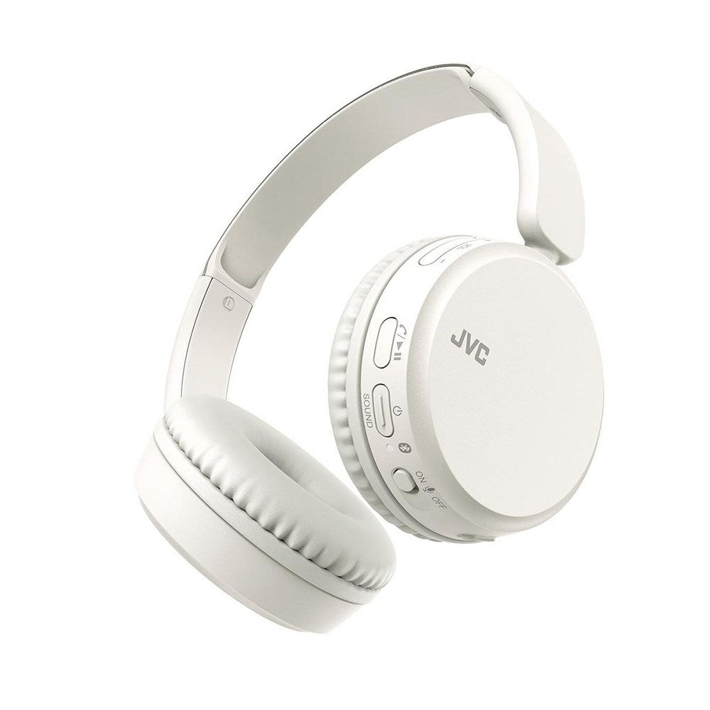 JVC Deep Bass HA-S36W Wireless On-Ear Headphones - White