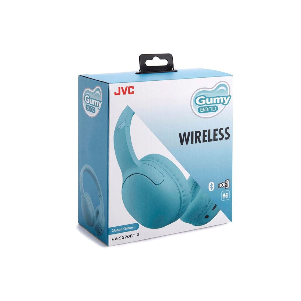JVC Gumy Wireless Headset - On-Ear - Turquoise
