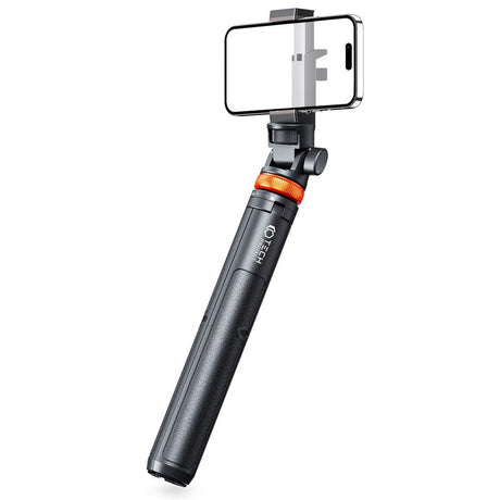 Tech-Protect L03S Compact Selfie Stick with Bluetooth Button & Tripod - Black