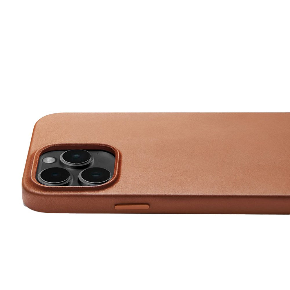 Mujjo iPhone 14 Pro Max Leather Case - MagSafe Compatible - Brown