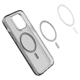 iPhone 14 Pro Spigen Ultra Hybrid Case - MagSafe Compatible - Matte Transparent / Frost Black (DEMO)