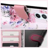 Samsung Galaxy A54 (5G) Tech-Protect Wallet Case - Blossom Flower