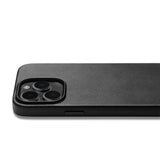 Mujjo iPhone 14 Pro Leather Case - MagSafe Compatible - Black