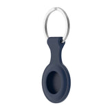 Tech-Protect Icon AirTag Silicone Case w. Keychain - Navy Blue