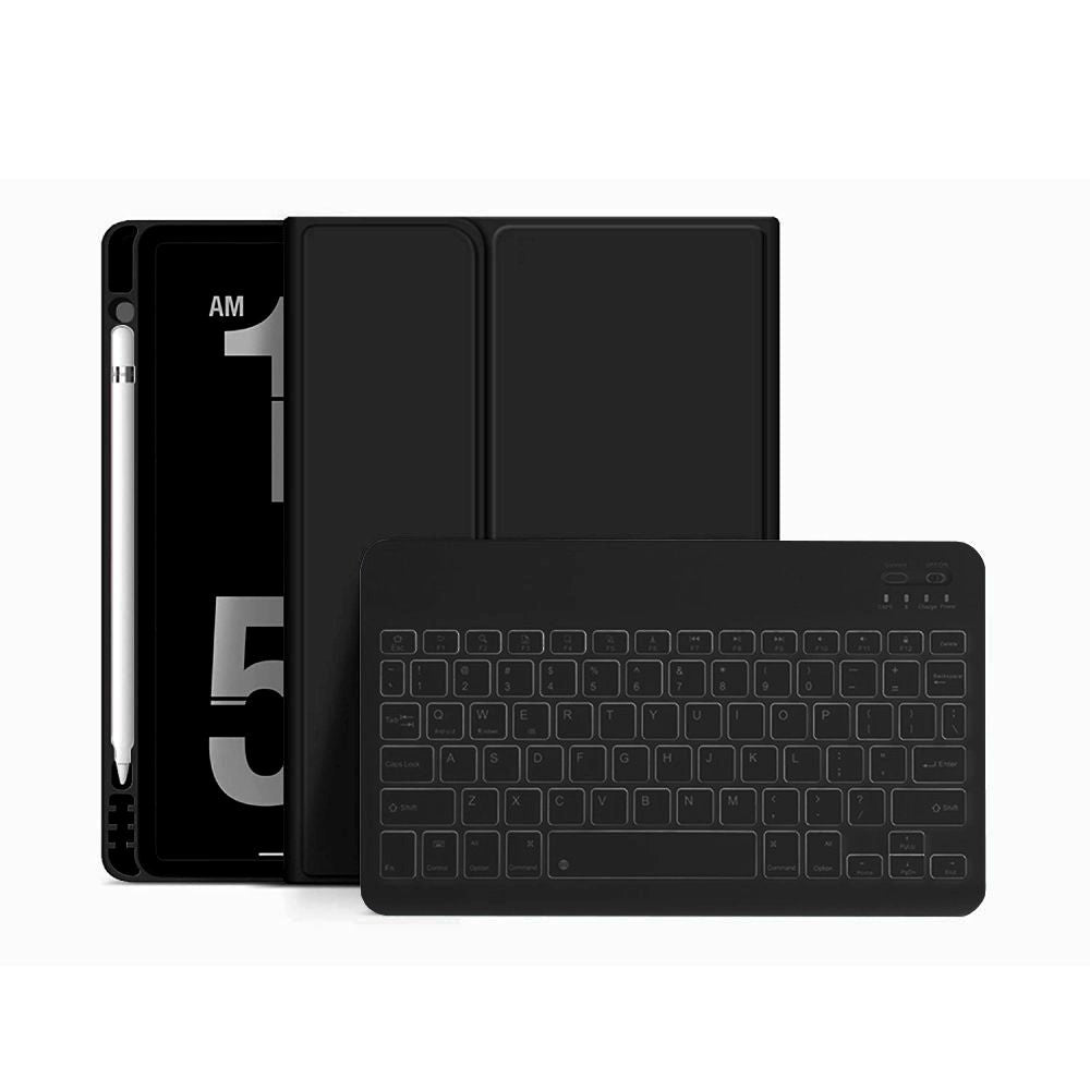 iPad 10.9" (2022) Tech-Protect Keyboard Case With Pencil Holder - English Layout - Black