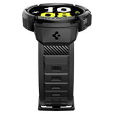 Samsung Galaxy Watch 6 (44mm) SPIGEN Rugged Armor Pro Case - Plastic Case w. Strap - Matte Black