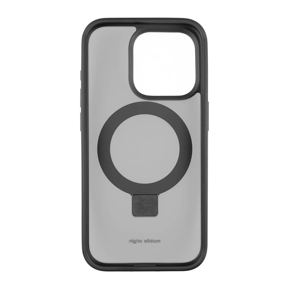 iPhone 15 Pro Mobile Origin RingMag Flexible Plastic Case - Black / Transparent