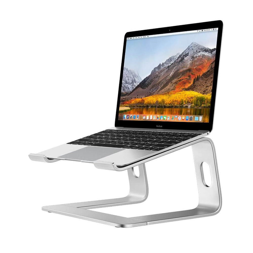 Desire2 Supreme Pro Laptop & MacBook Stand - Silver Aluminium