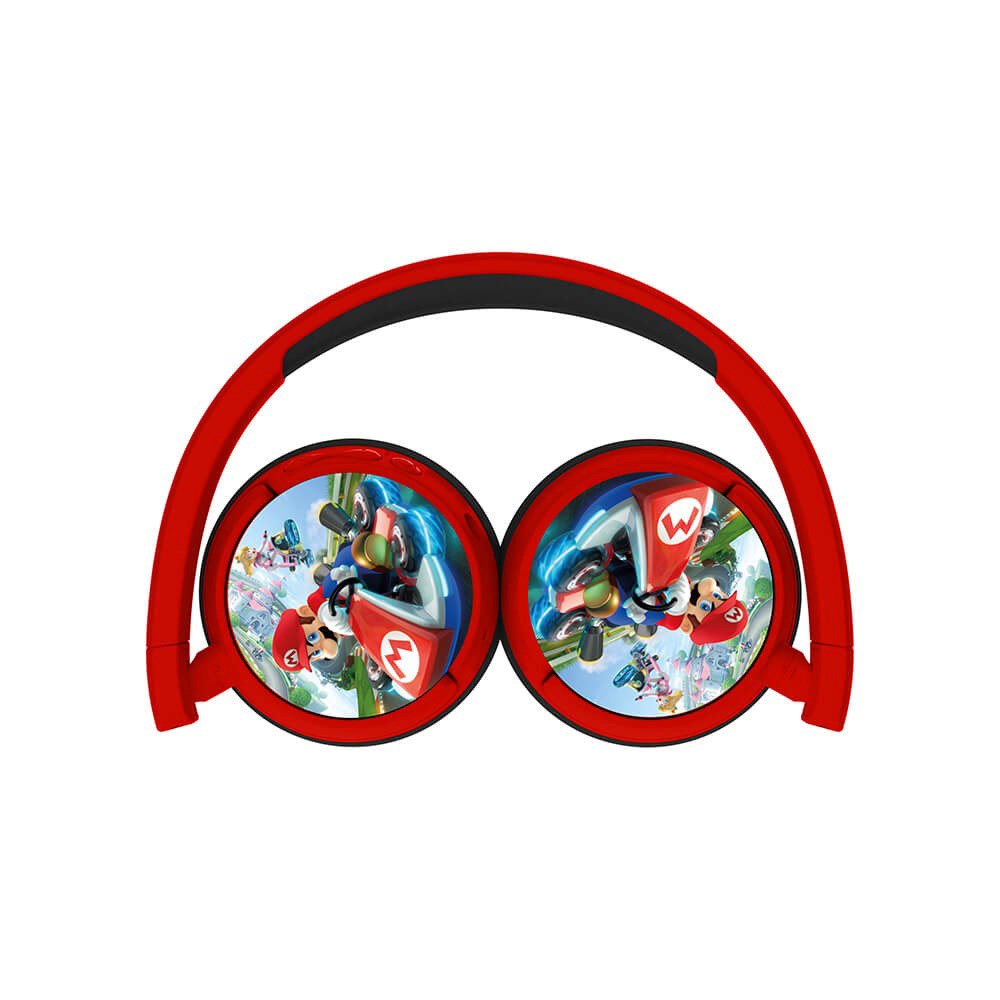 Mariokart OTL On-Ear Wireless Headphones for Kids - Red / Black