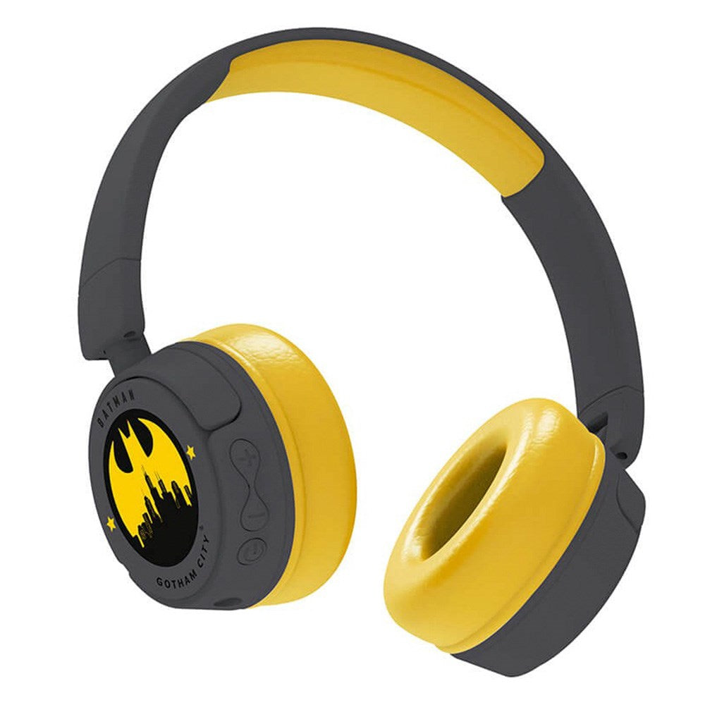 Wireless Children's On-Ear Headset Max. 95dB - 3-7 Years - Batman - Black / Yellow