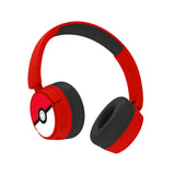 Wireless Children's On-Ear Headset Max. 95dB - 3-7 Years - Pokemon - Red / White